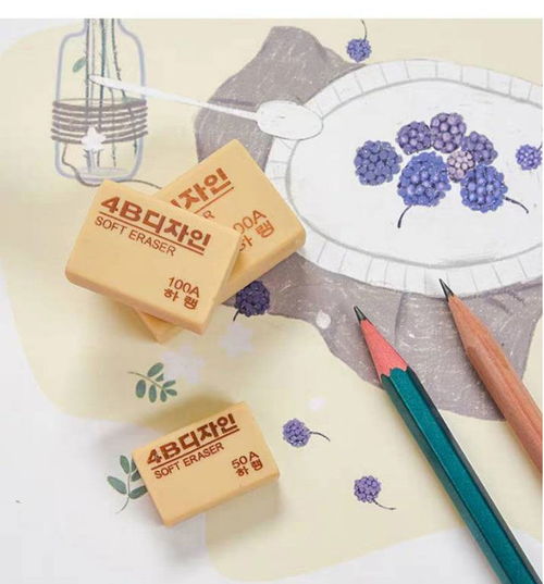 橡皮擦干凈無(wú)痕4B 為小學(xué)生與幼兒園兒童打造的專(zhuān)業(yè)學(xué)習(xí)文具